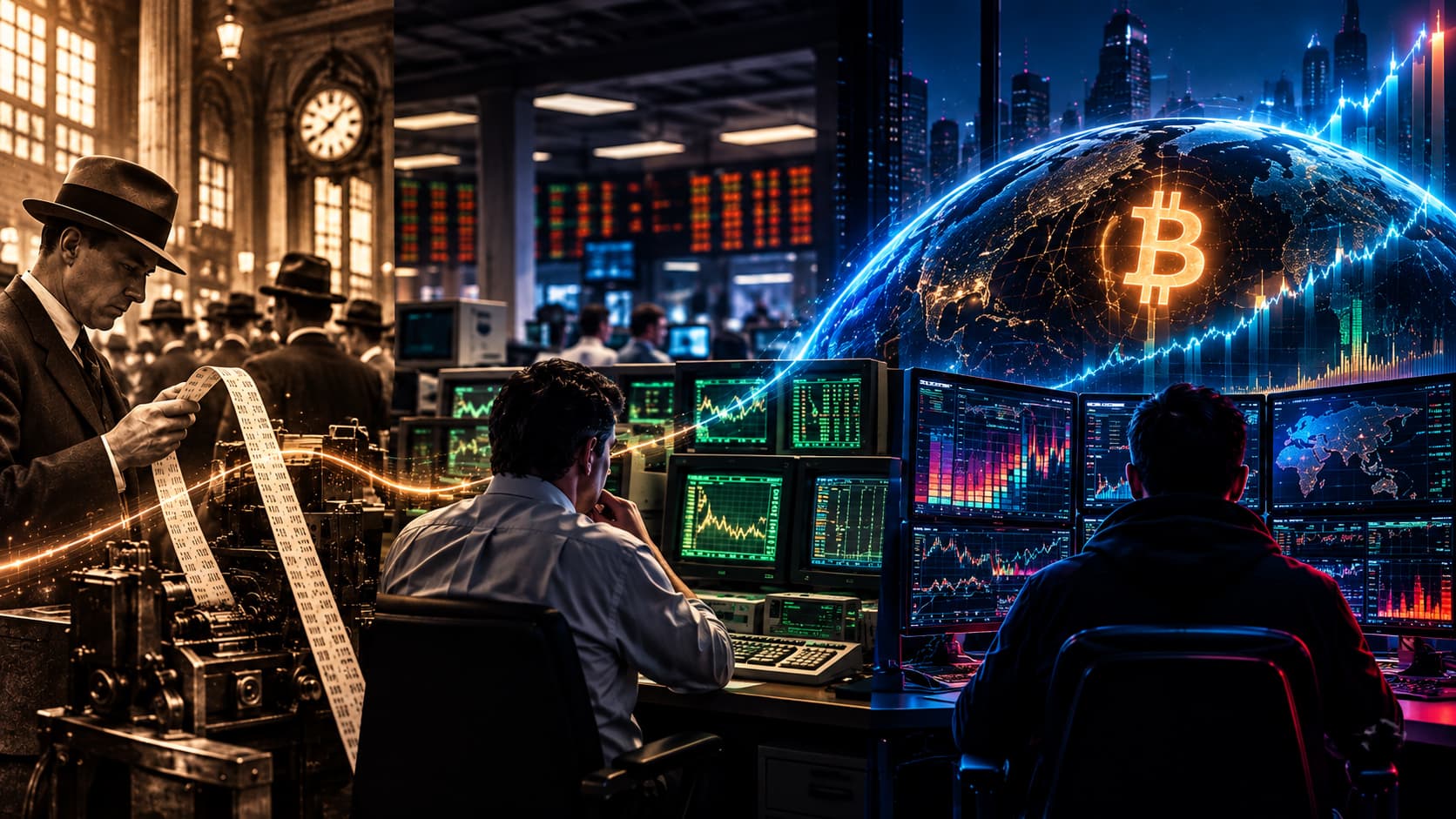 100 lat ewolucji tradingu - od taśmy po KITT Suite