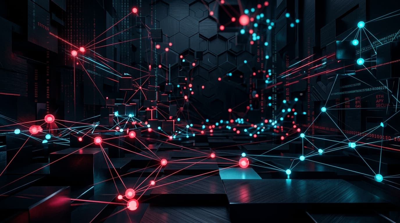 Cyber network background